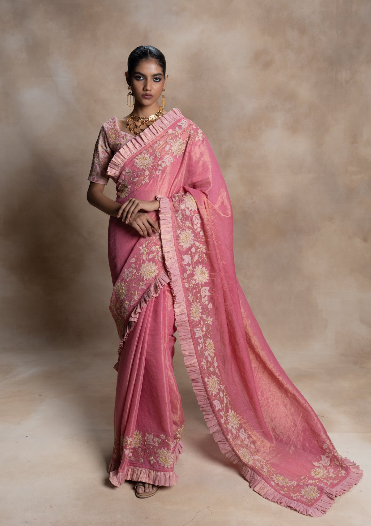 Ahalya Tissue Saree