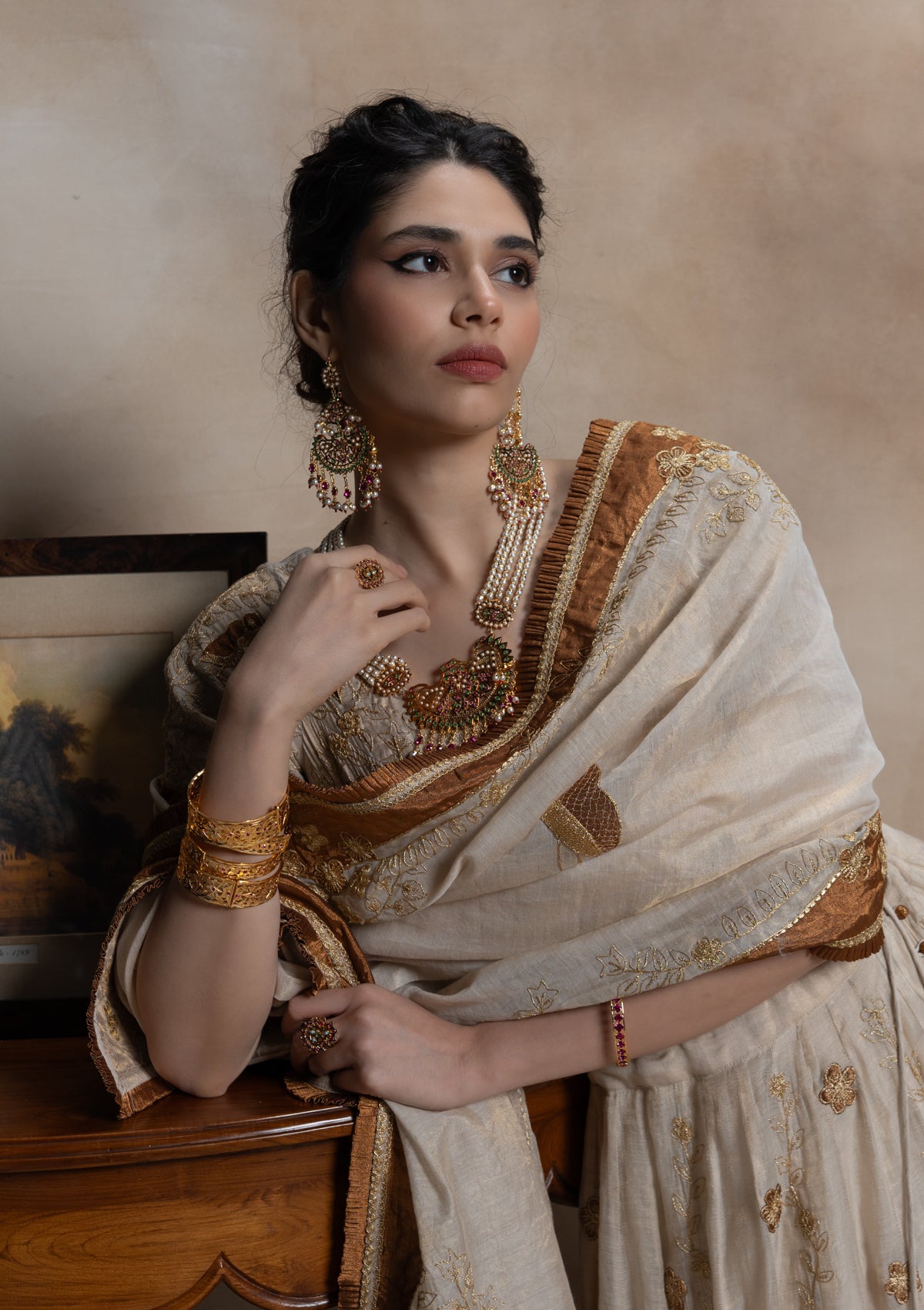 Maheshwari Tissue Dupatta