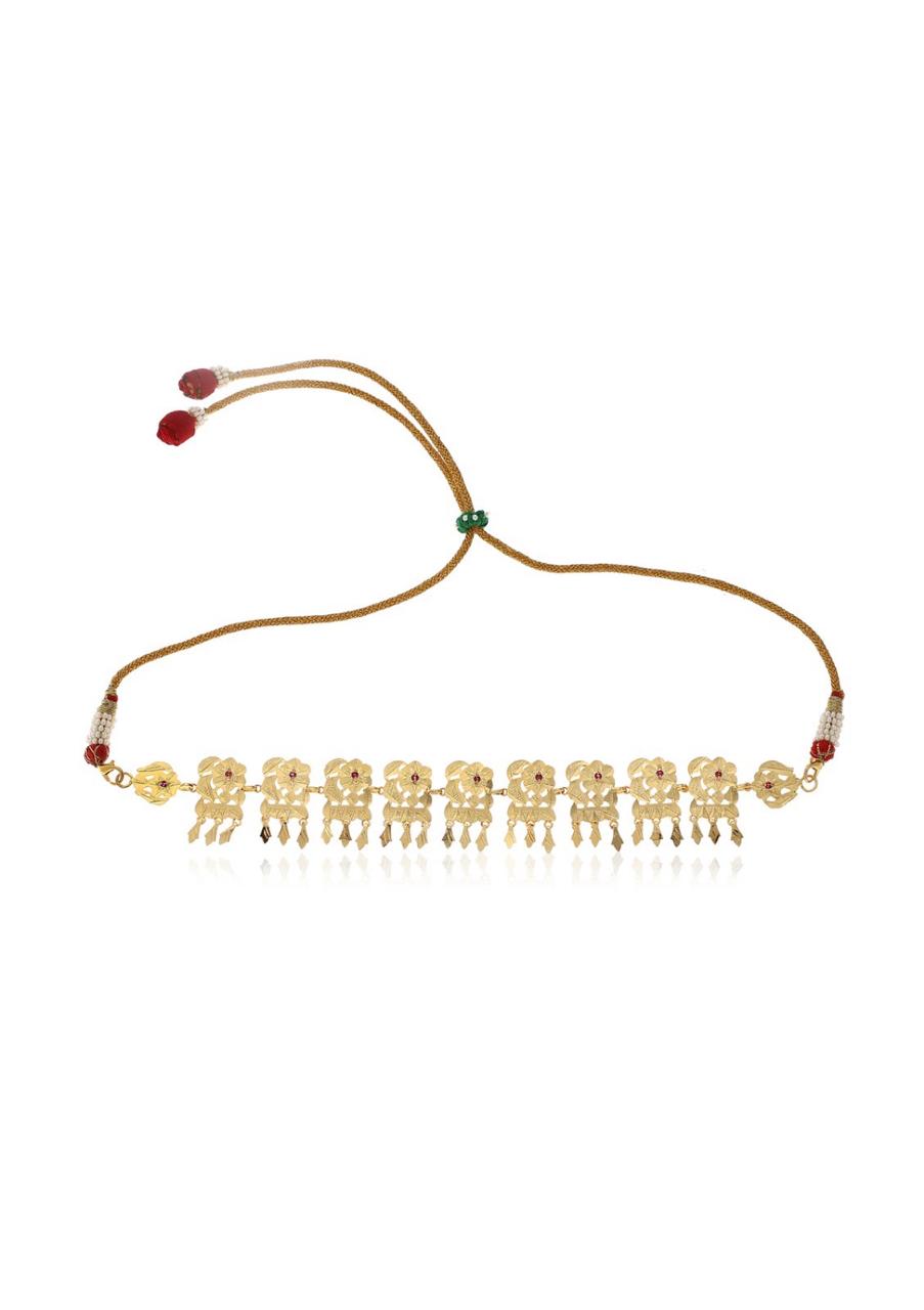 Reshma Gold Tone Silver Necklace