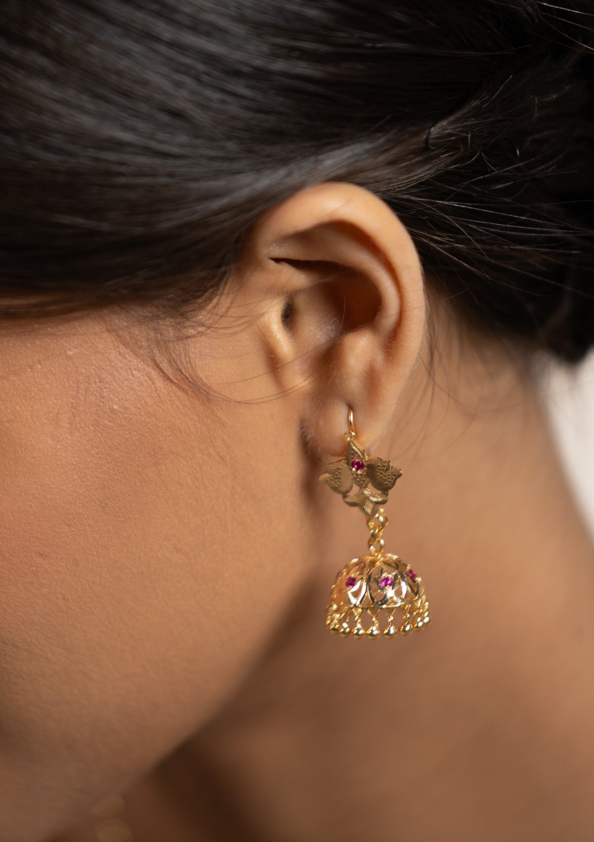 Yashomati Gold Earrings