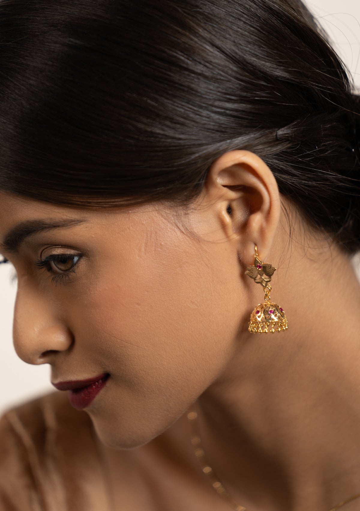 Yashomati Gold Earrings