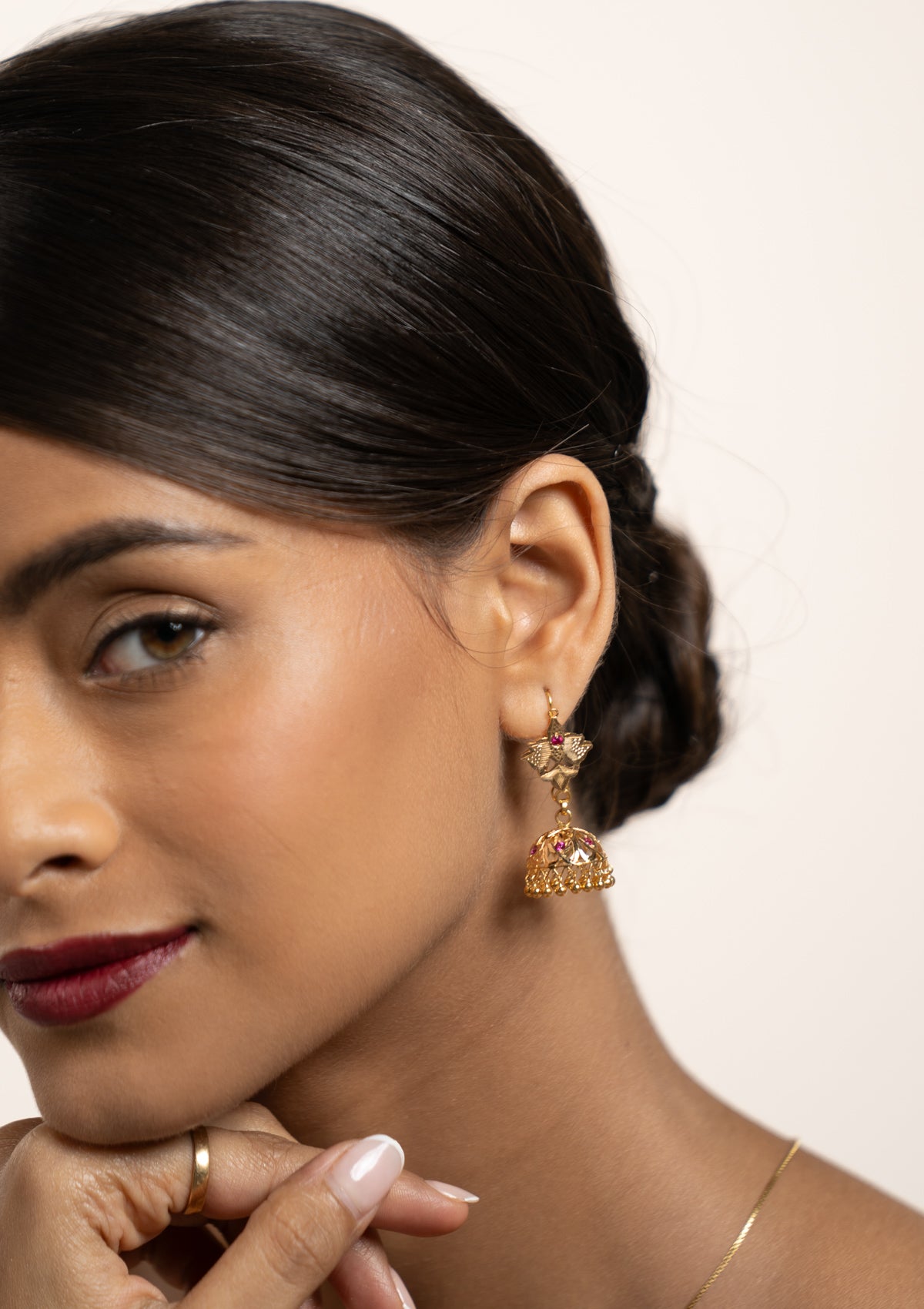 Yashomati Gold Earrings