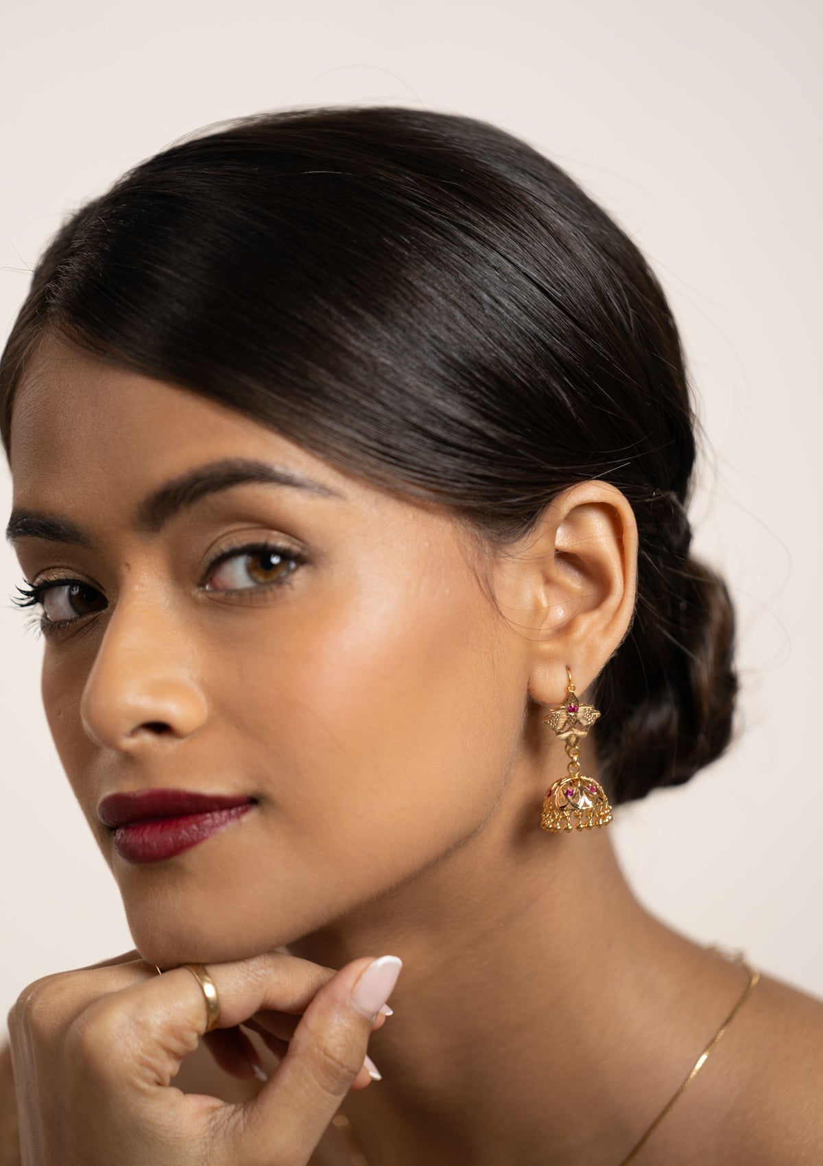 Yashomati Gold Earrings