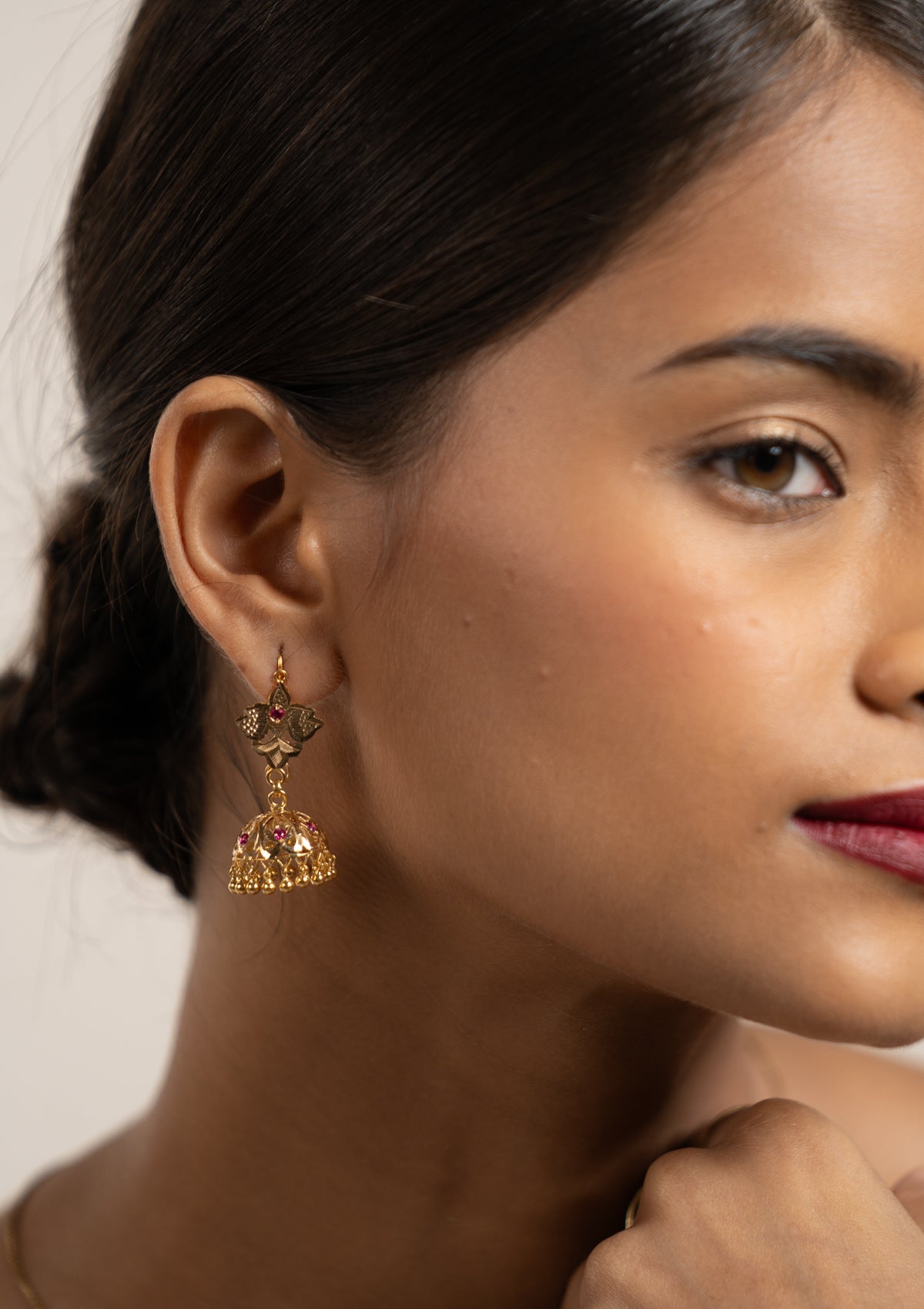 Yashomati Gold Earrings