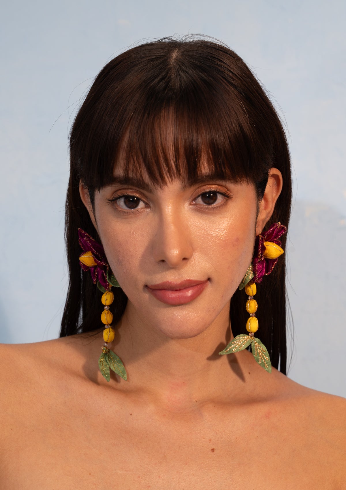 Neel Floral Earrings