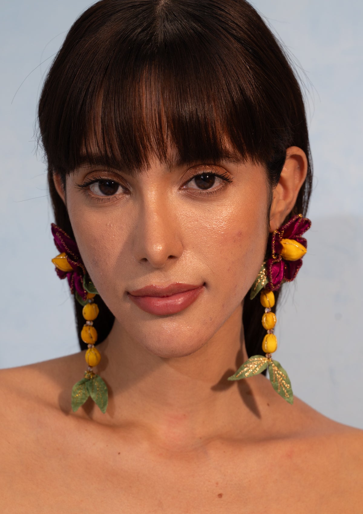 Neel Floral Earrings