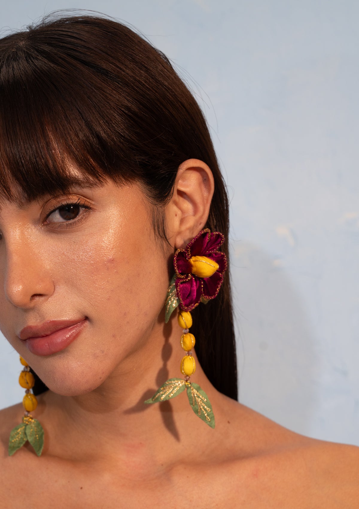 Neel Floral Earrings