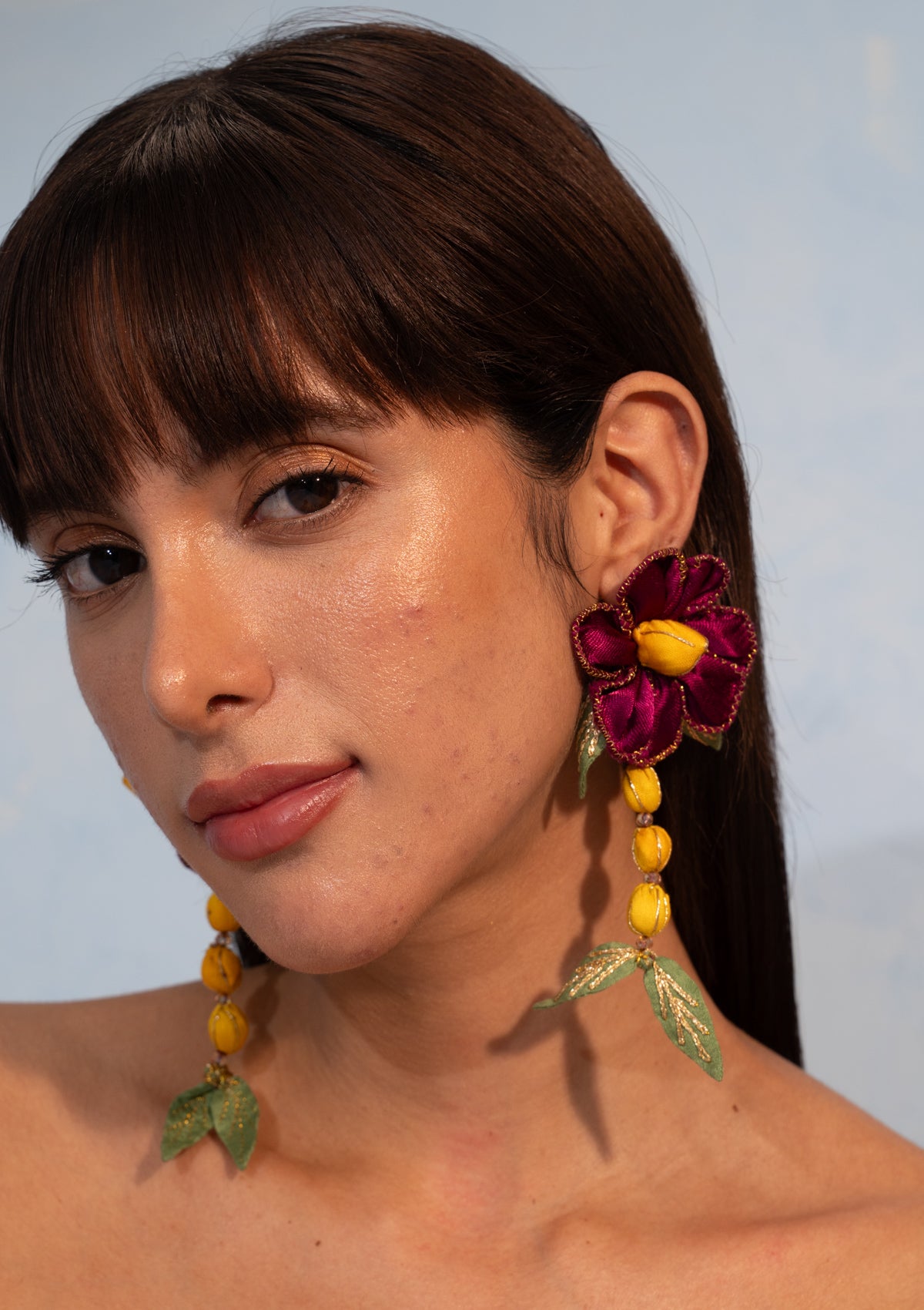 Neel Floral Earrings