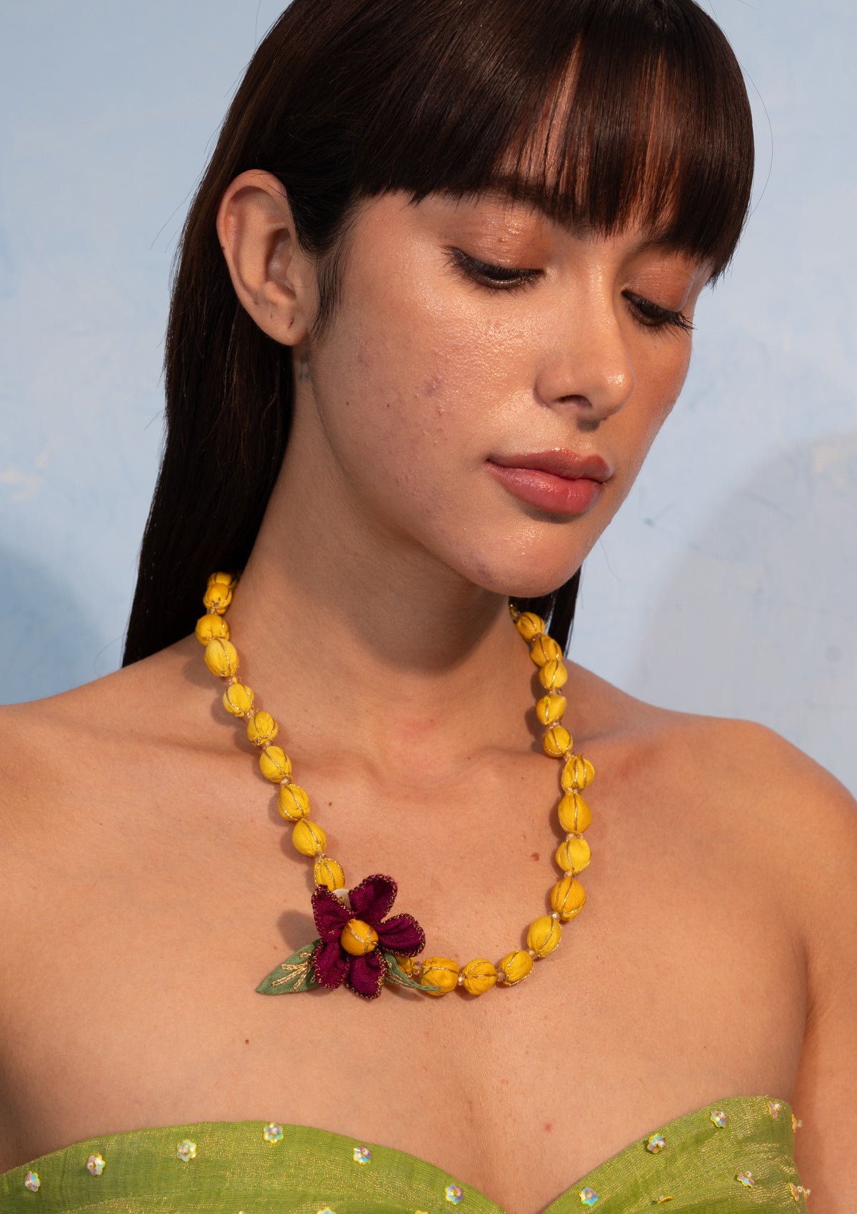 Neel Floral Necklace