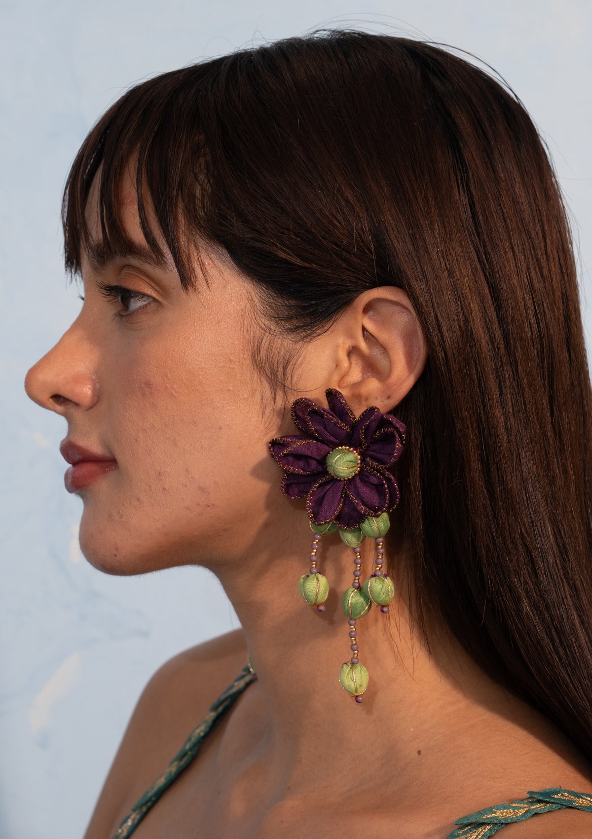 Gulbadan Floral Earrings