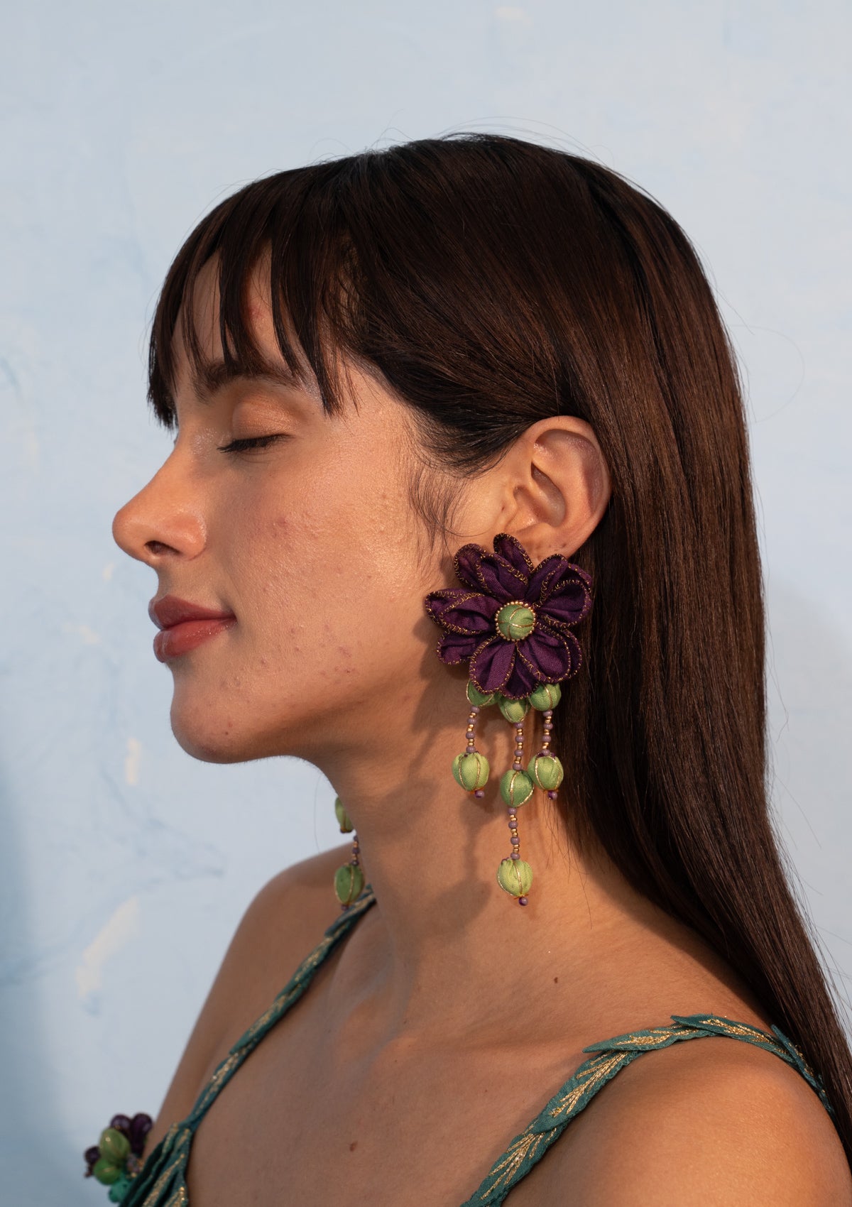 Gulbadan Floral Earrings