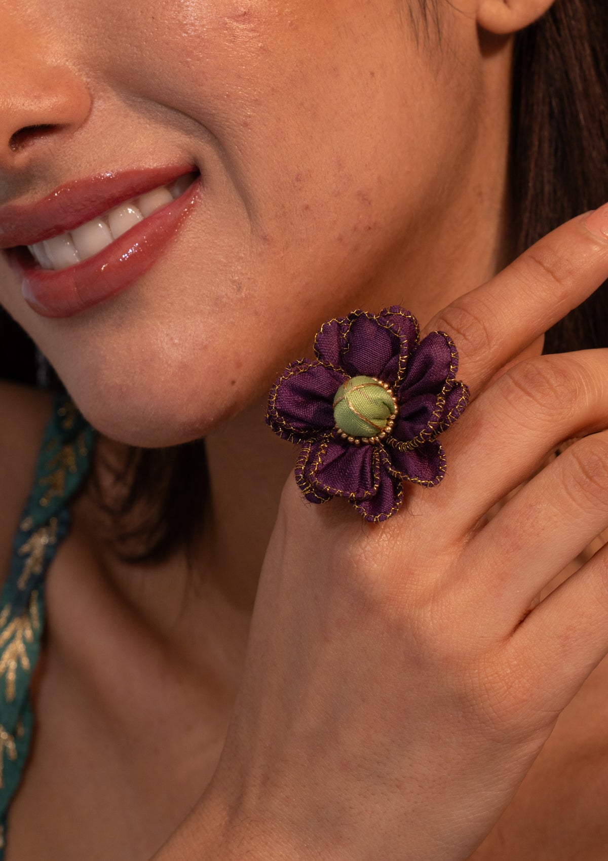 Gulbadan Floral Ring