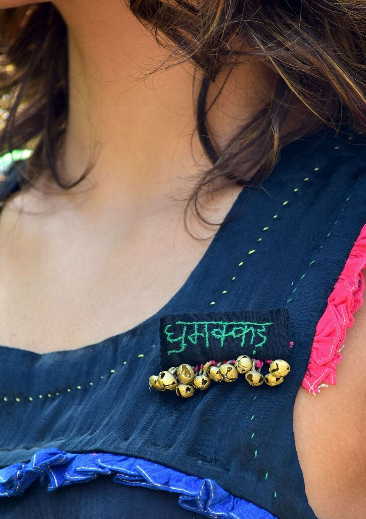 Nomad Handmade Textile Brooch