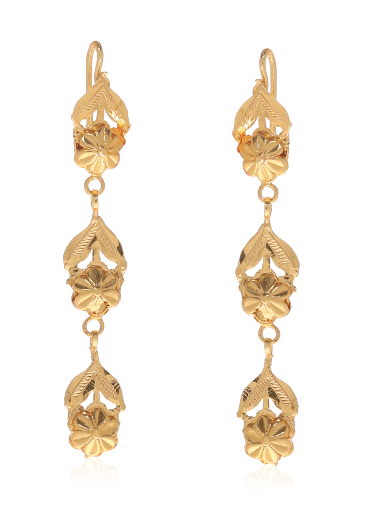 Satya Gold Tone Silver Earrings