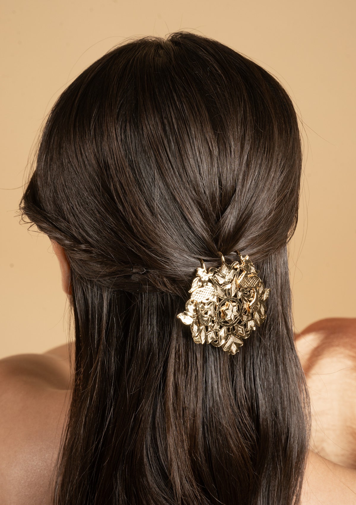 Ira Gold Tone Silver Hairpin