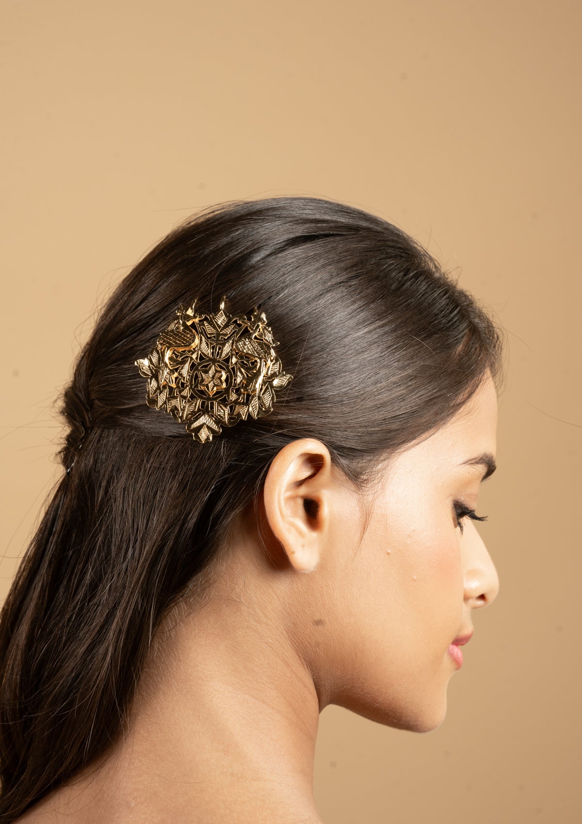 Ira Gold Tone Silver Hairpin