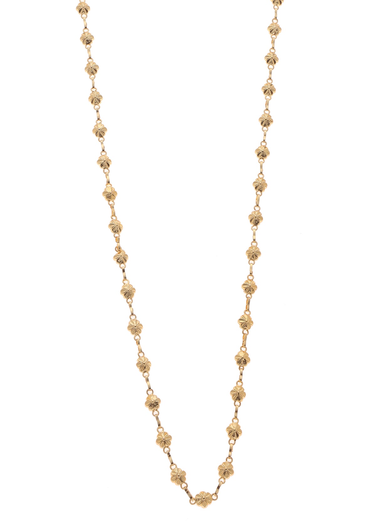 Anvi Gold Tone Silver Necklace