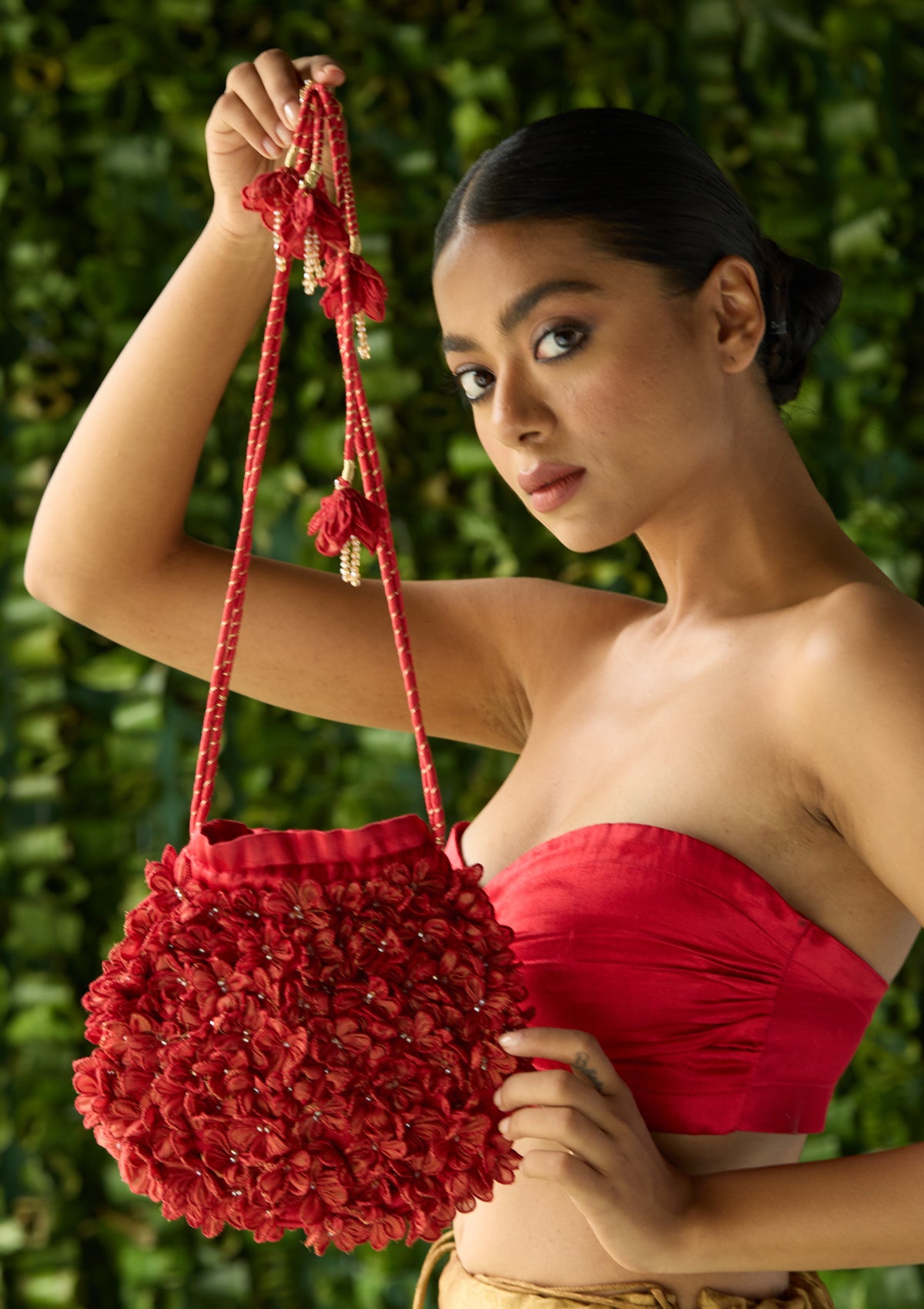 Chandrmallika Floral Bag